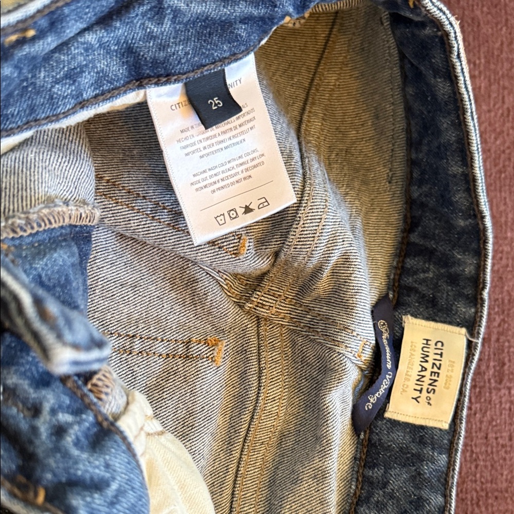 Citizens Of Humanity High Rise Blue Jeans